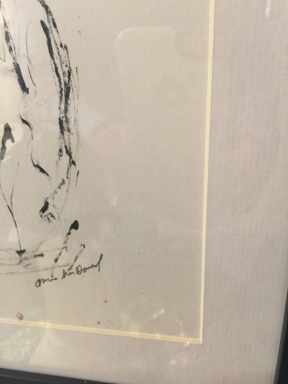 Trio Black/White Ink Drawings For Sale at 1stDibs | trio drawings