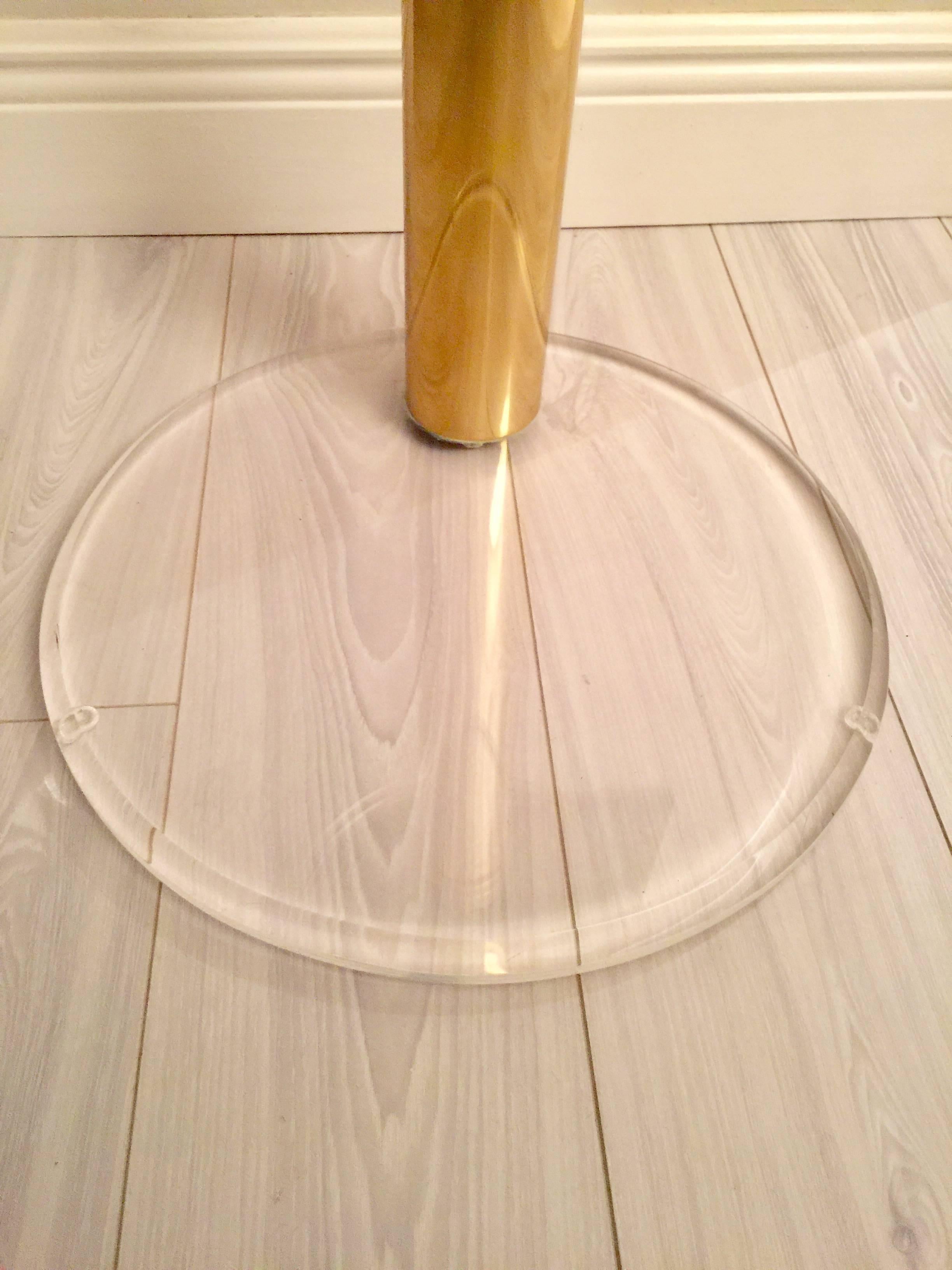 20th Century Lucite Drinks Table in the Style of Karl Springer