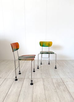 Gaetano Pesce, Paar Stühle Mod. 543 Broadway, prod. Bernini 1993