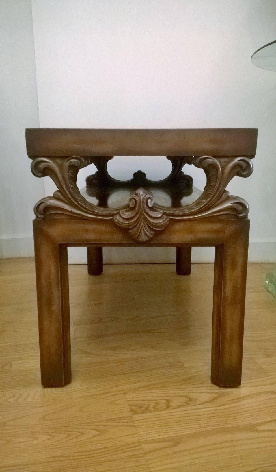James Mont 1940s Side Table In Good Condition In New York, NY