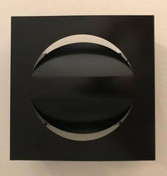 Pair of Dutch RAAK Signal Wall Lights 1960s Black Midcentury Sconces