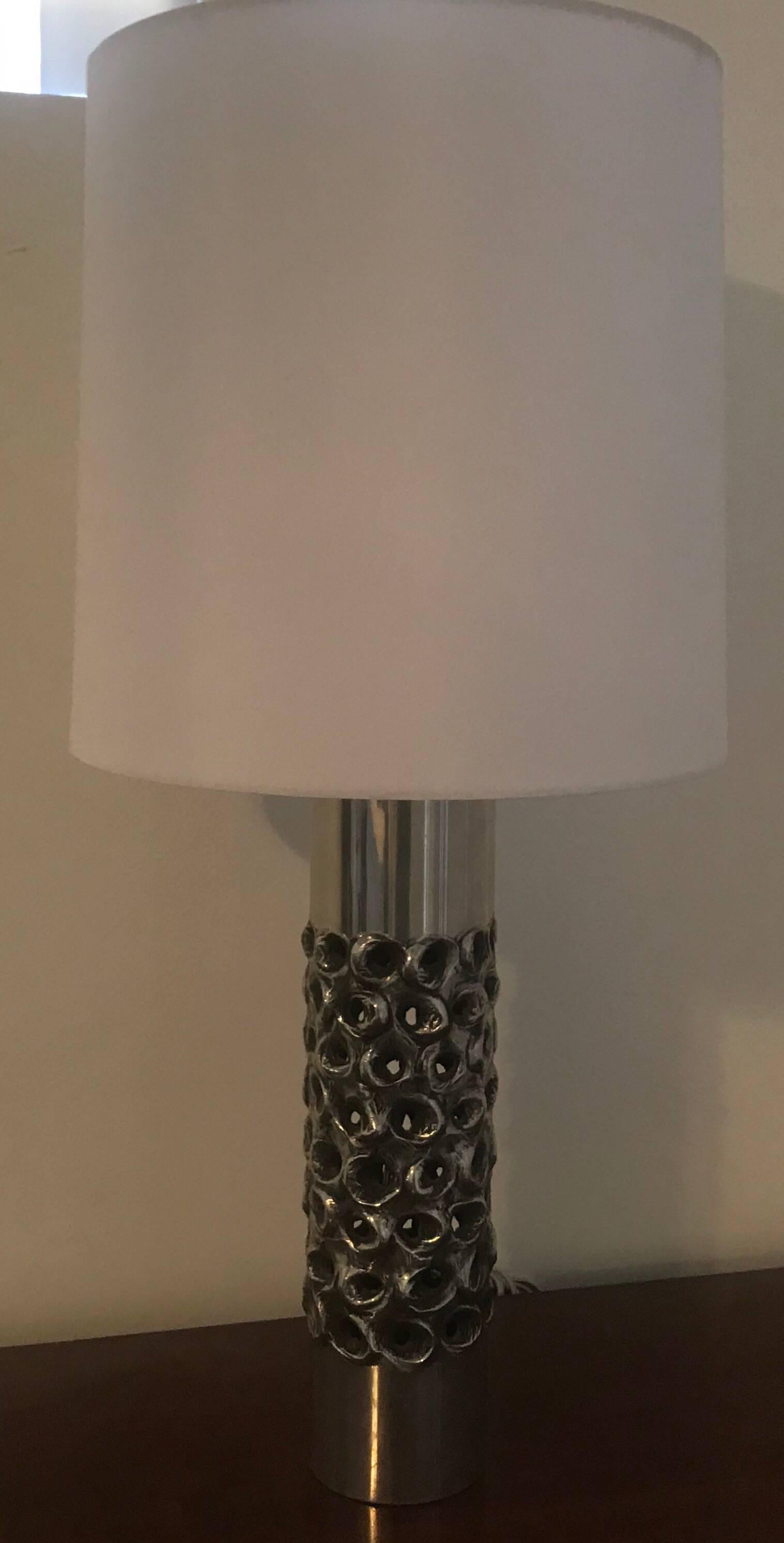 W. Luyckx Aluclair Belgian 1970s Table Lamp For Sale 3