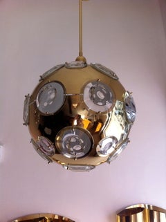 1970s Oscar Torlasco for Lumi High Style Italian Pendant Light