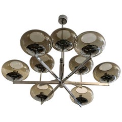 Sciolari 1960s Space Age Modernist Chandelier