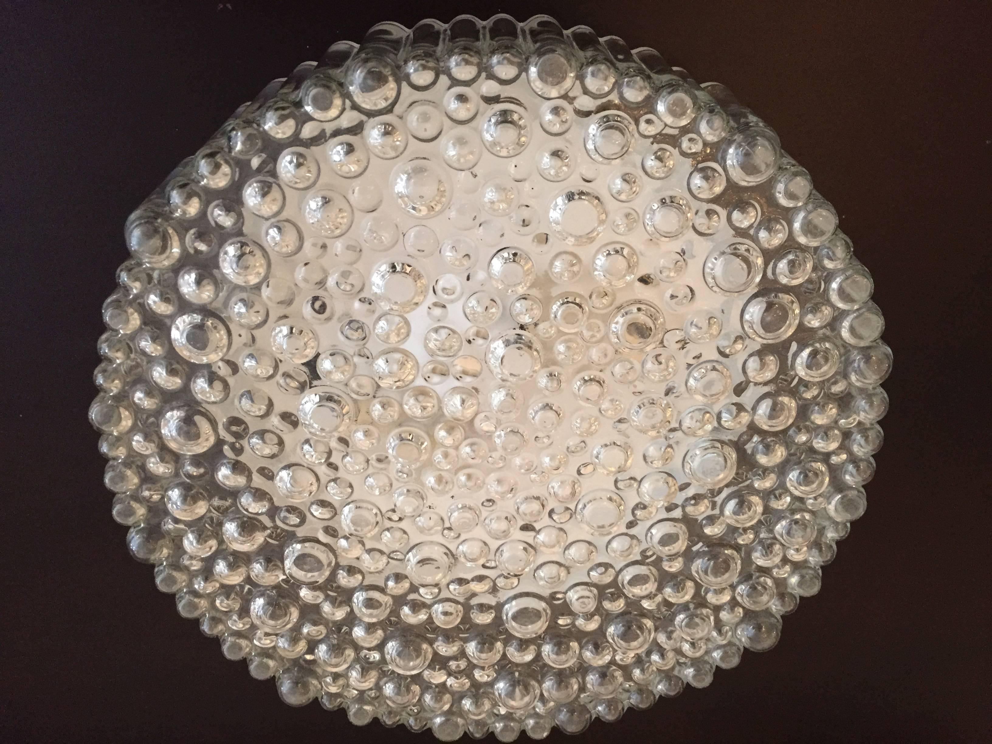 Mid-20th Century Limburg Glass Bubble Light  For Sale
