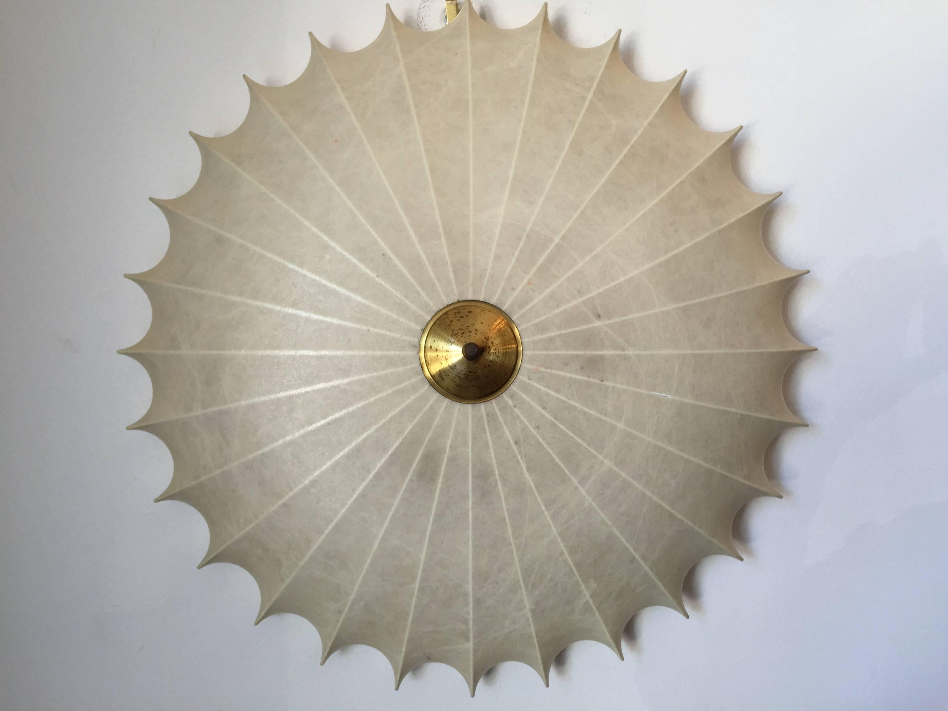 Mid-20th Century Achille Castiglioni Italian 1960s Flush Ceiling Light