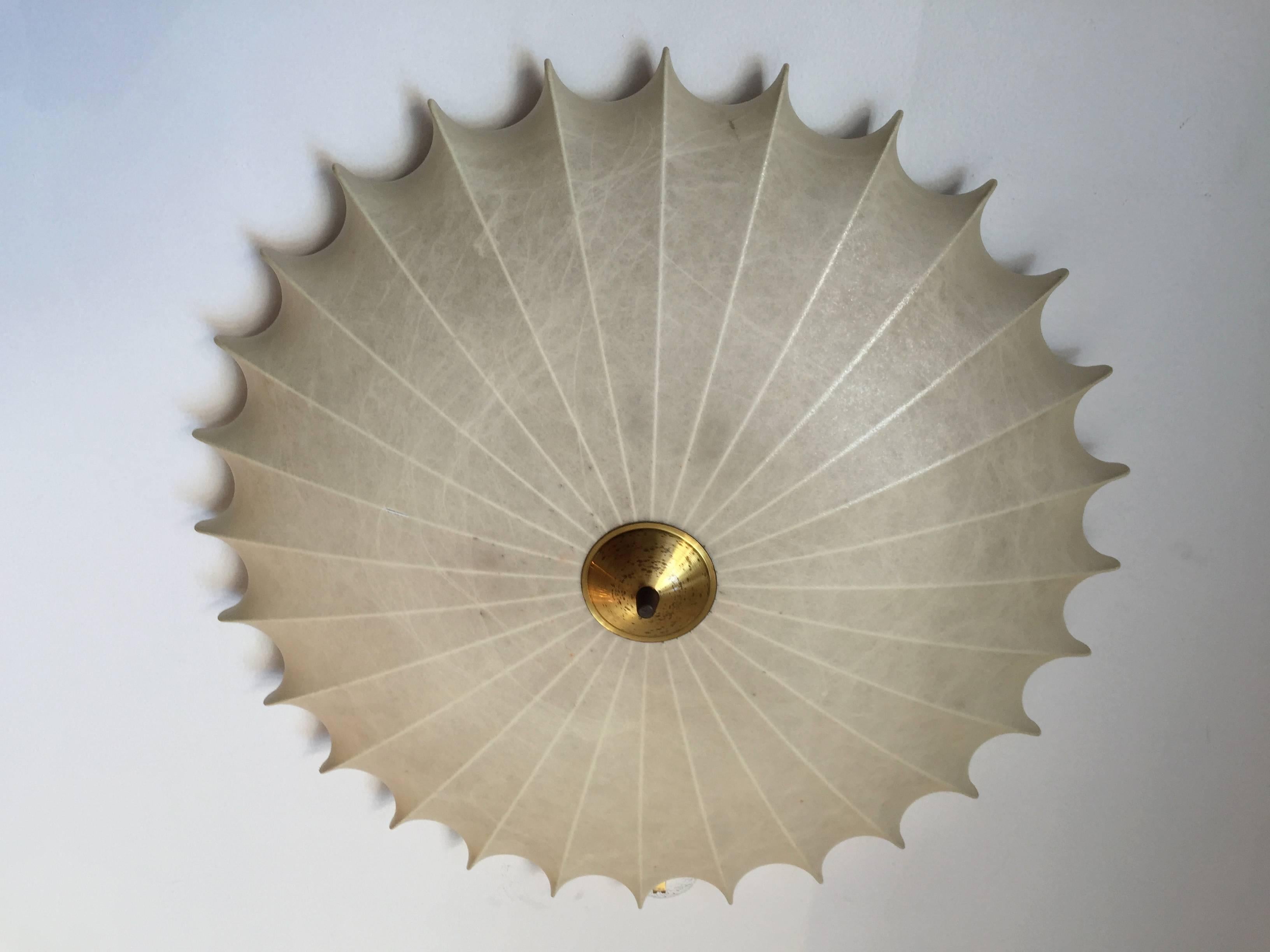 Achille Castiglioni Italian 1960s Flush Ceiling Light 2