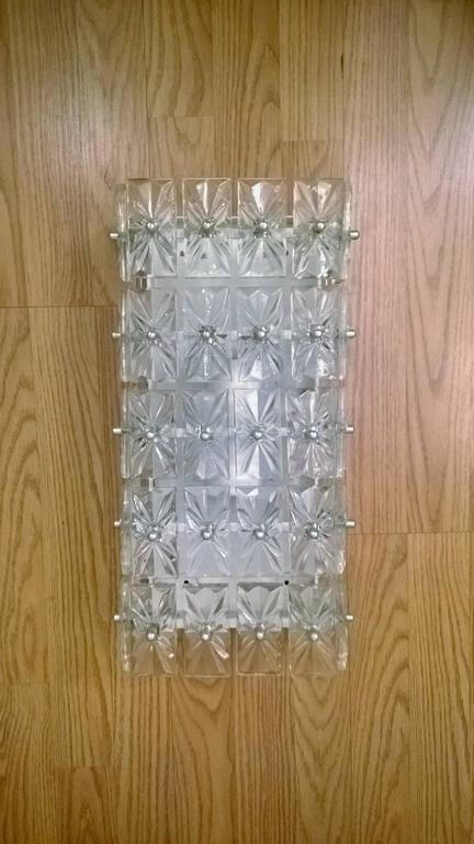 Large Pair of Austrian Crystal Kinkeldey Wall Lights For Sale at 1stdibs