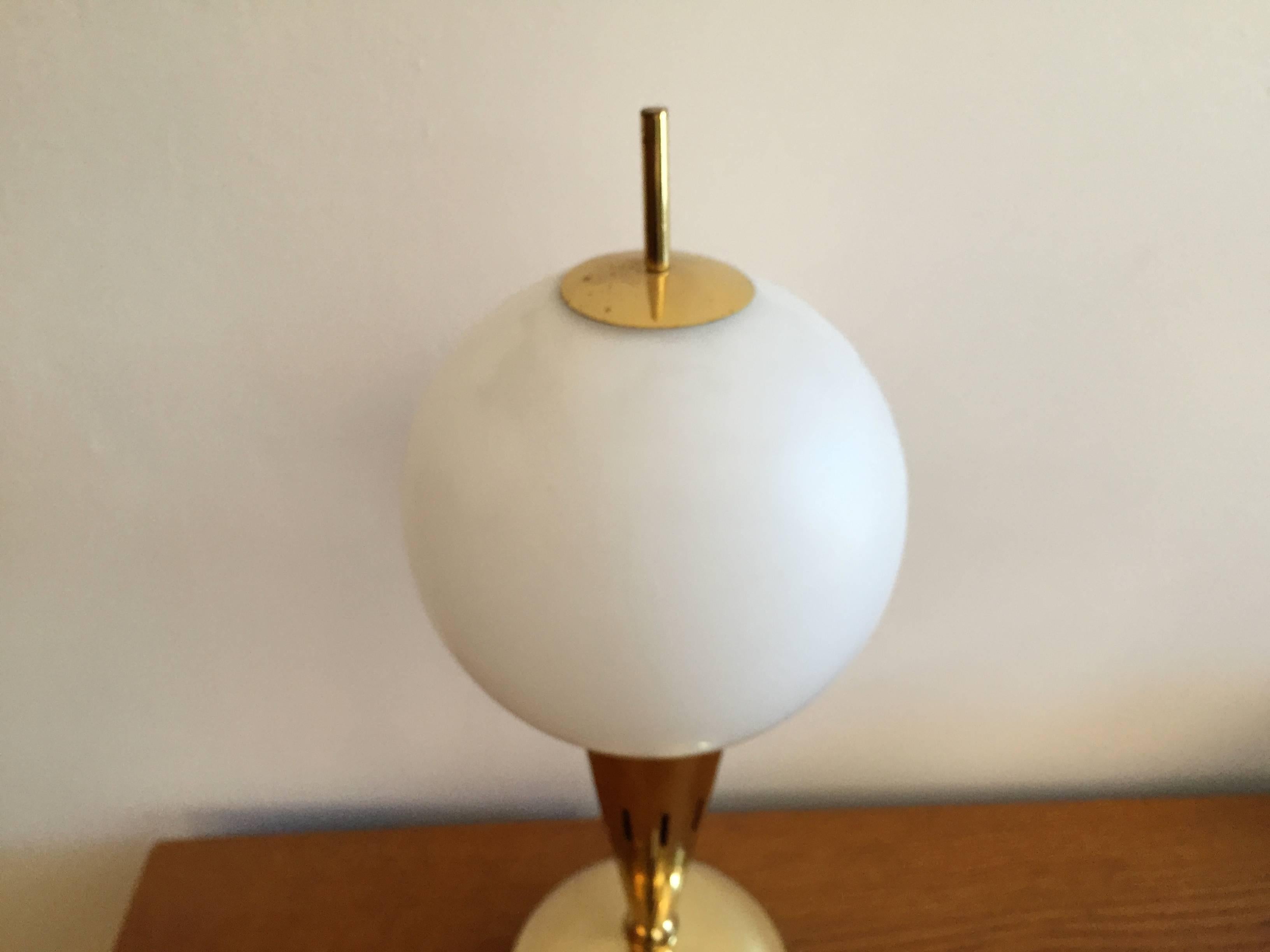 Mid-20th Century Pair of Italian Mid-Century Modern, 1950s Table Lamps