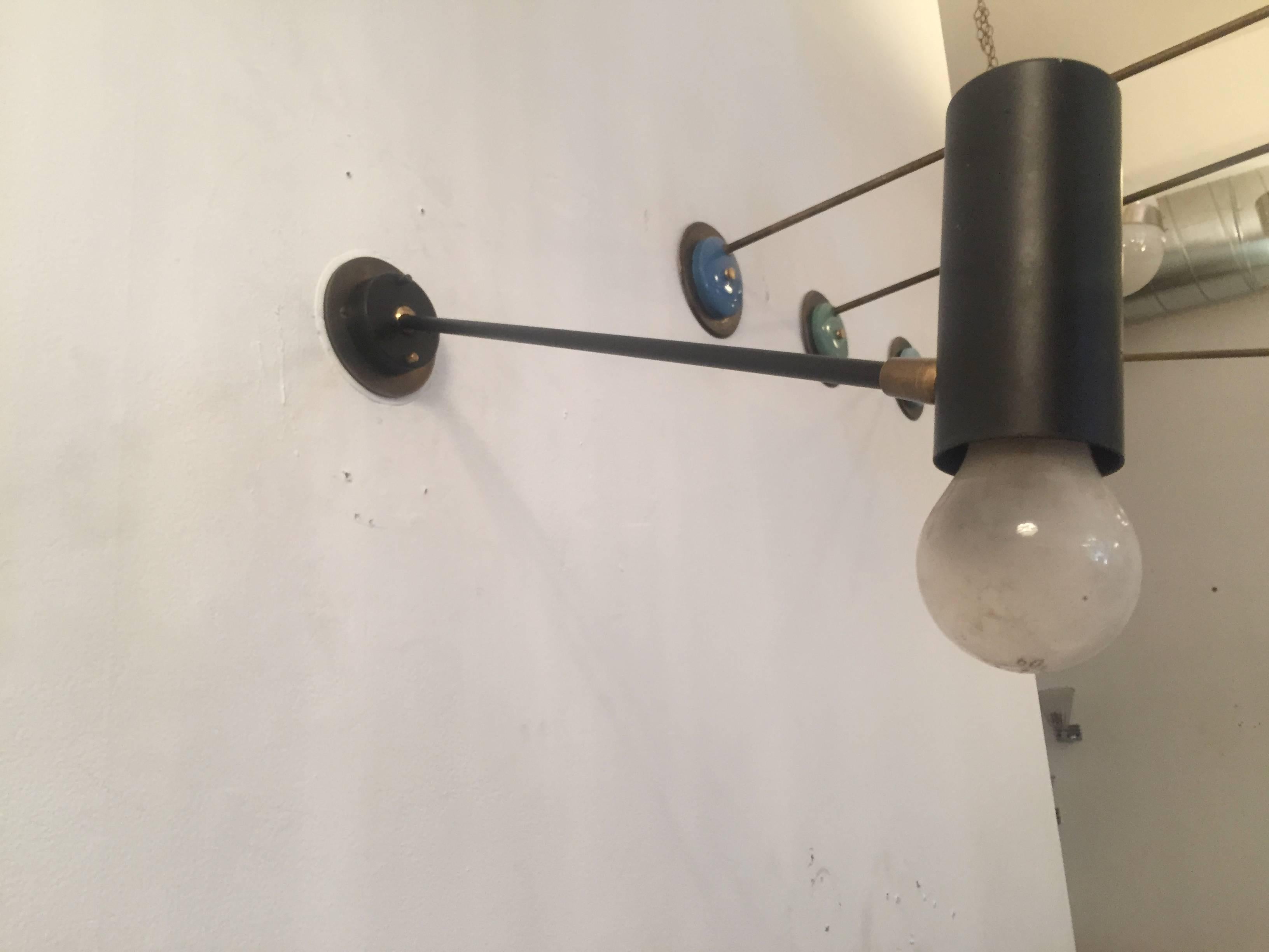 Pair of French Directional 1950s Wall Lights In Excellent Condition In New York, NY