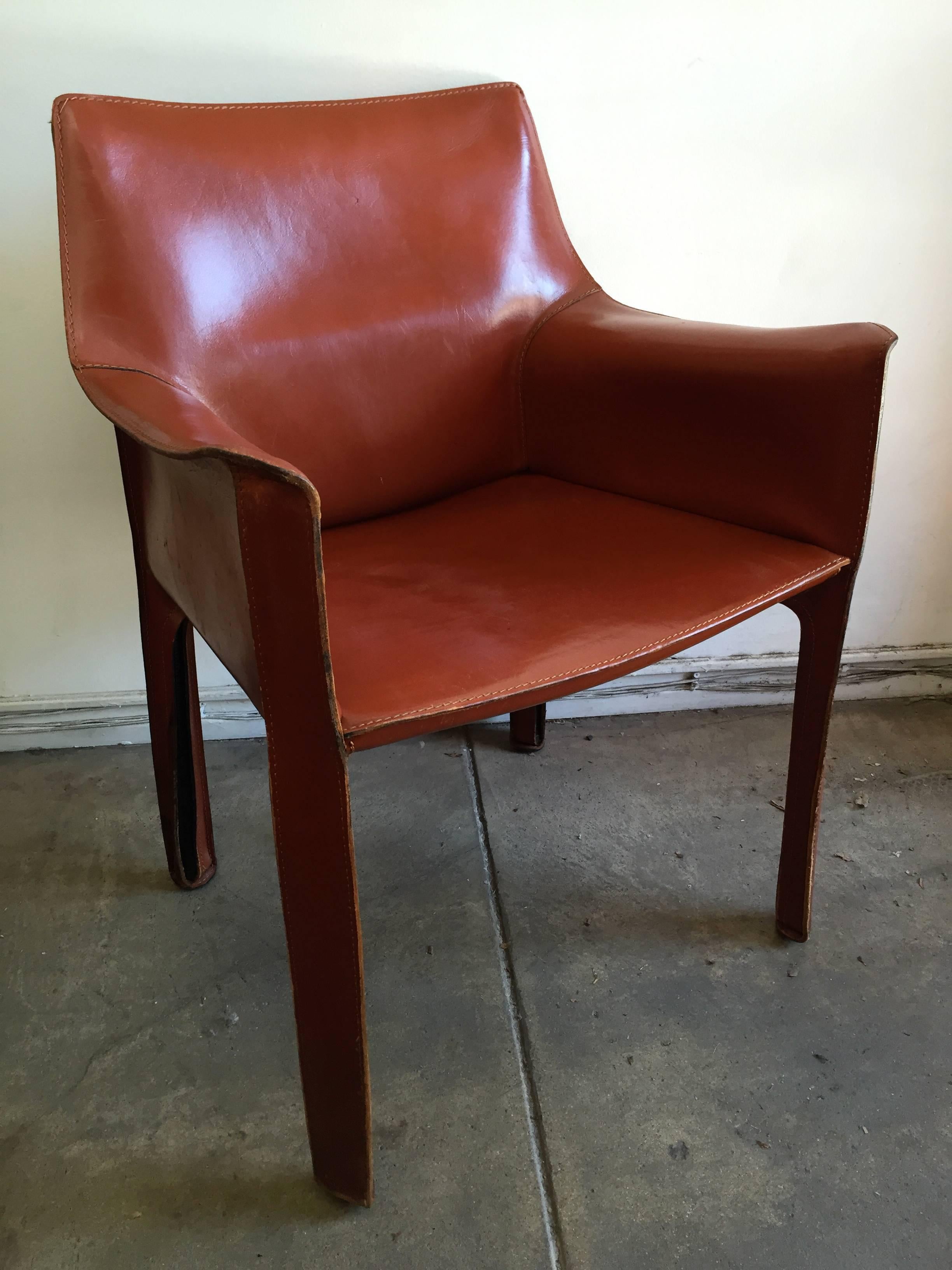 cassina chair leather