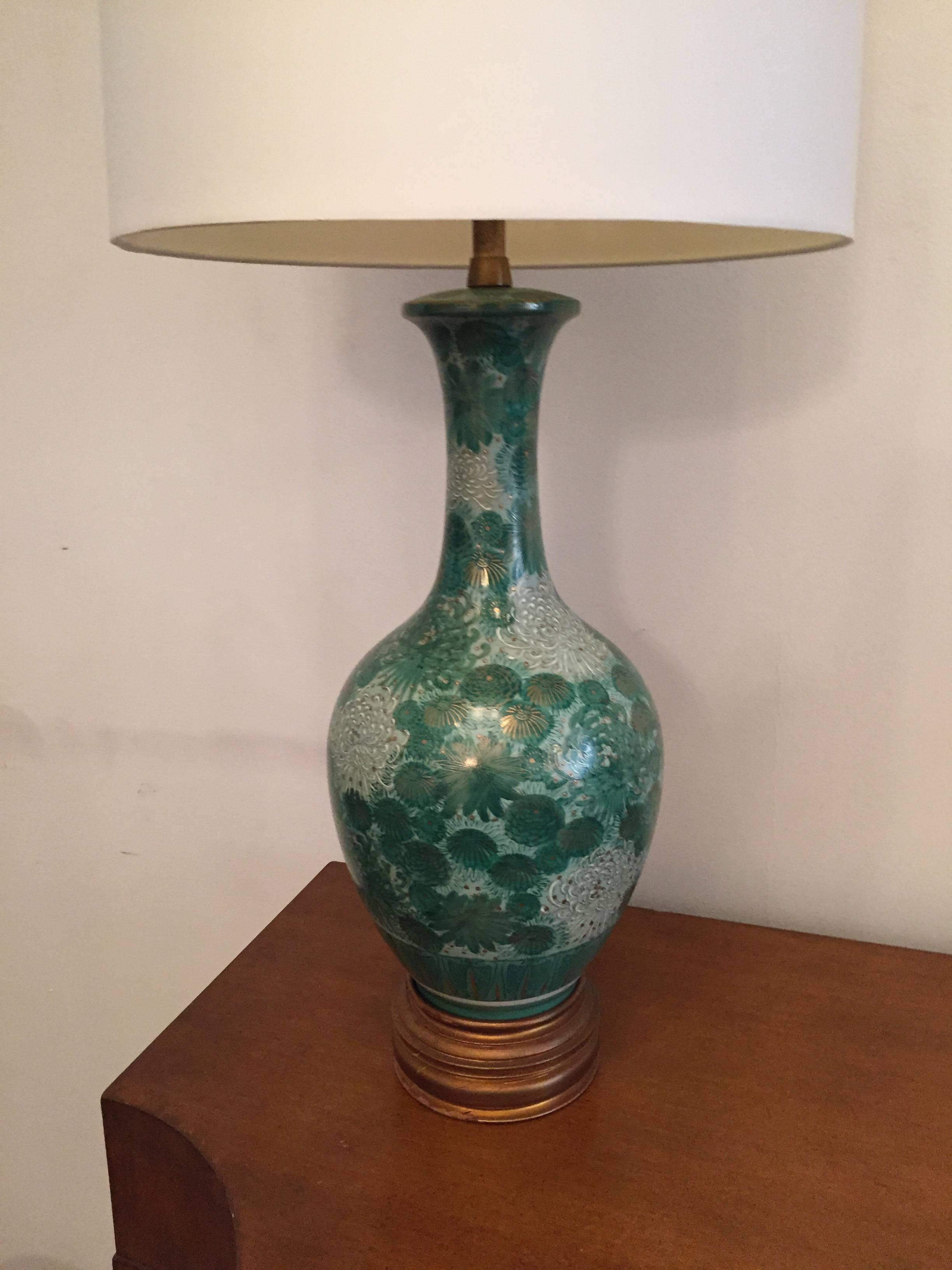 Mid-Century Modern Pair of Marbro 1950s Mid-Century America Moriage Table Lamps