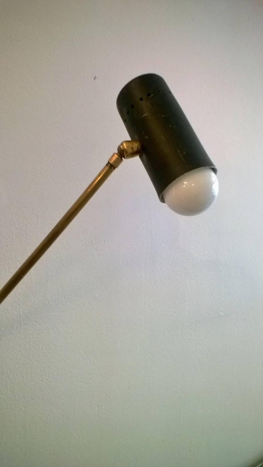 Mid-Century Modern French 1950s Directional Desk Lamp