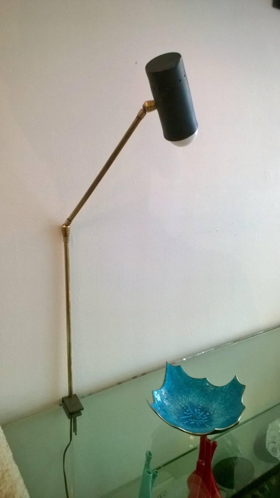 Mid-20th Century French 1950s Directional Desk Lamp
