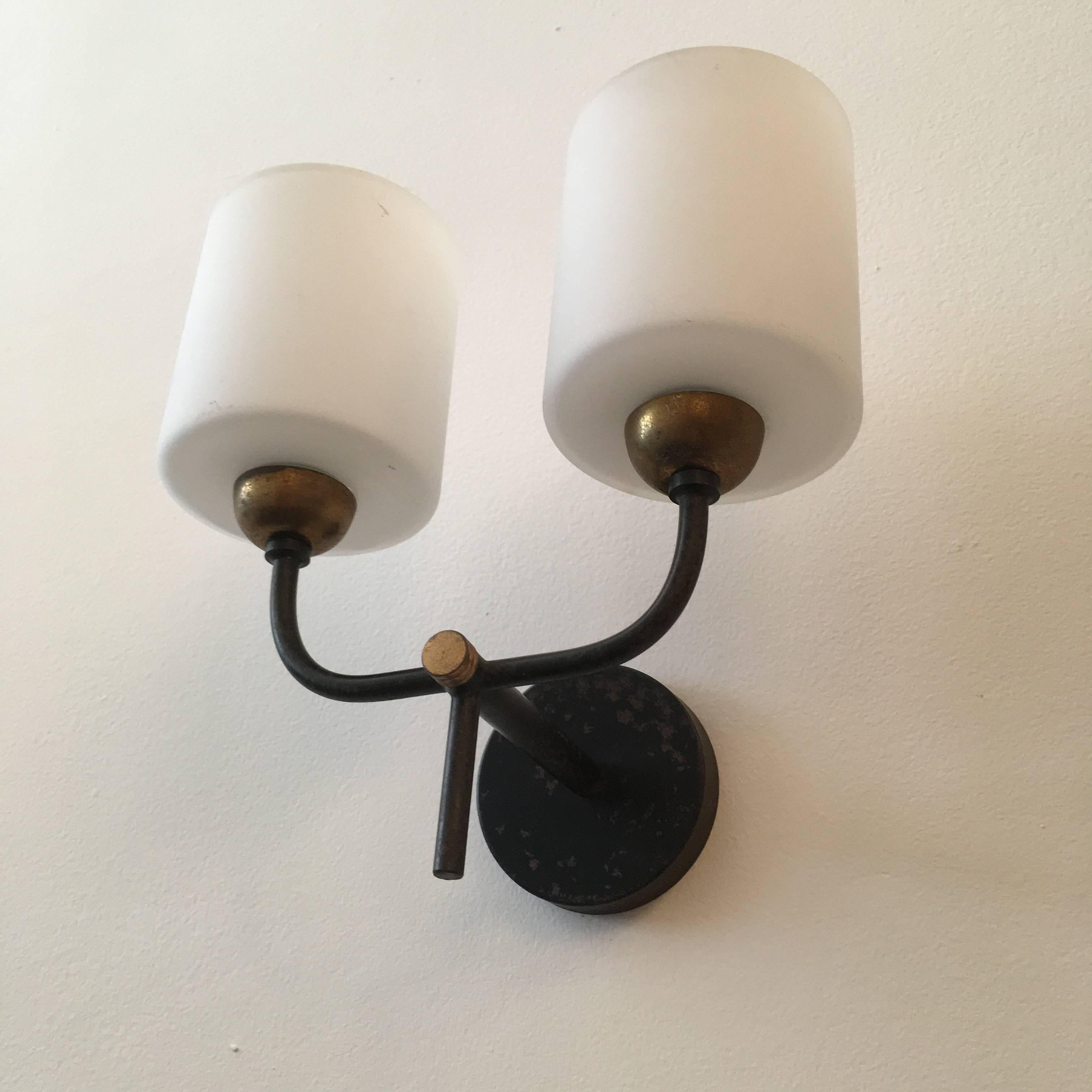 Pair of French Arlus 1960s Wall Lights 4