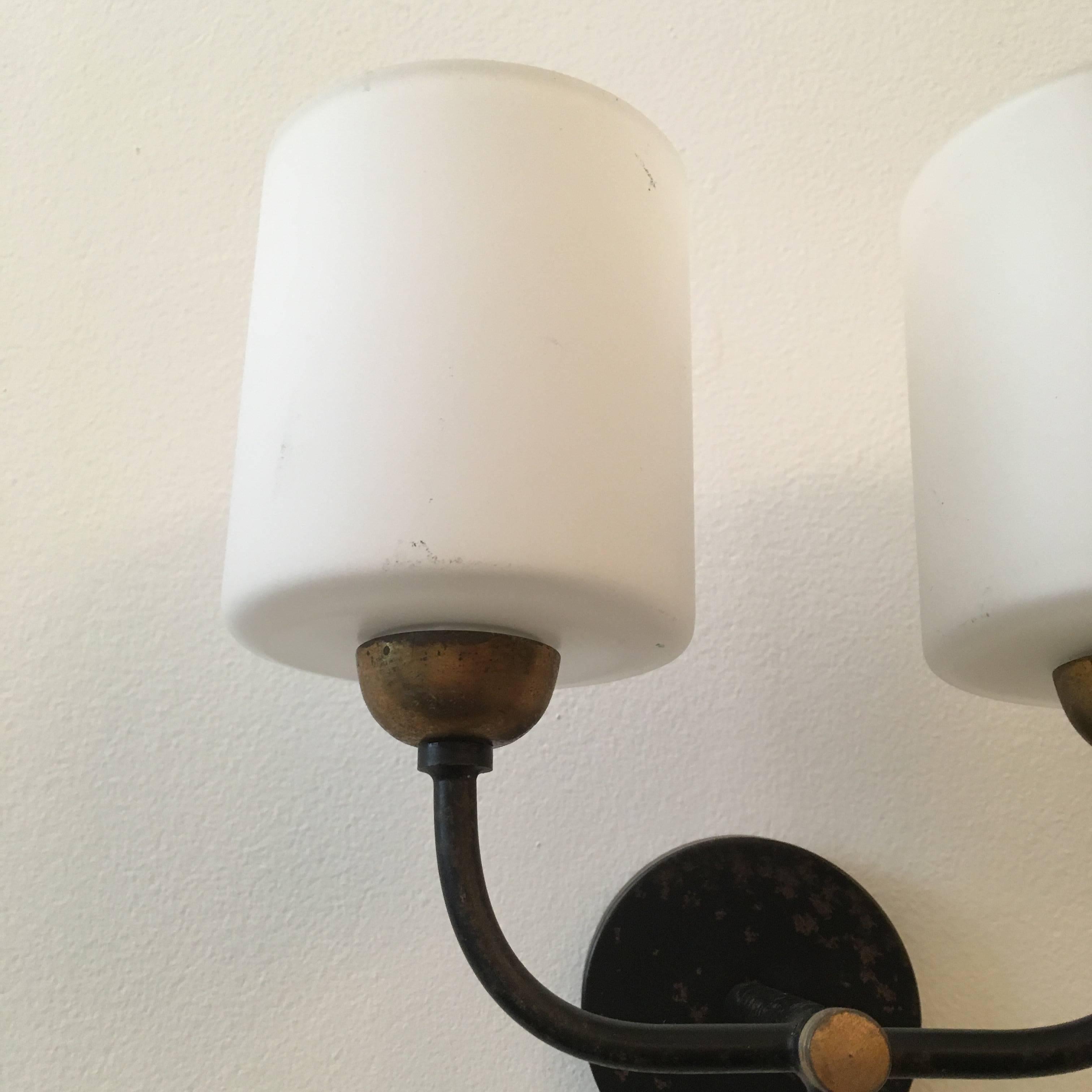 Pair of French Arlus 1960s Wall Lights 1