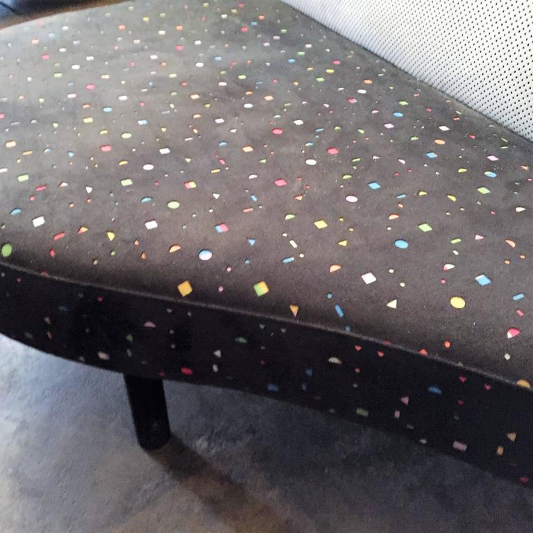 Saporiti Memphis Settee Large Chair, 1980s at 1stDibs