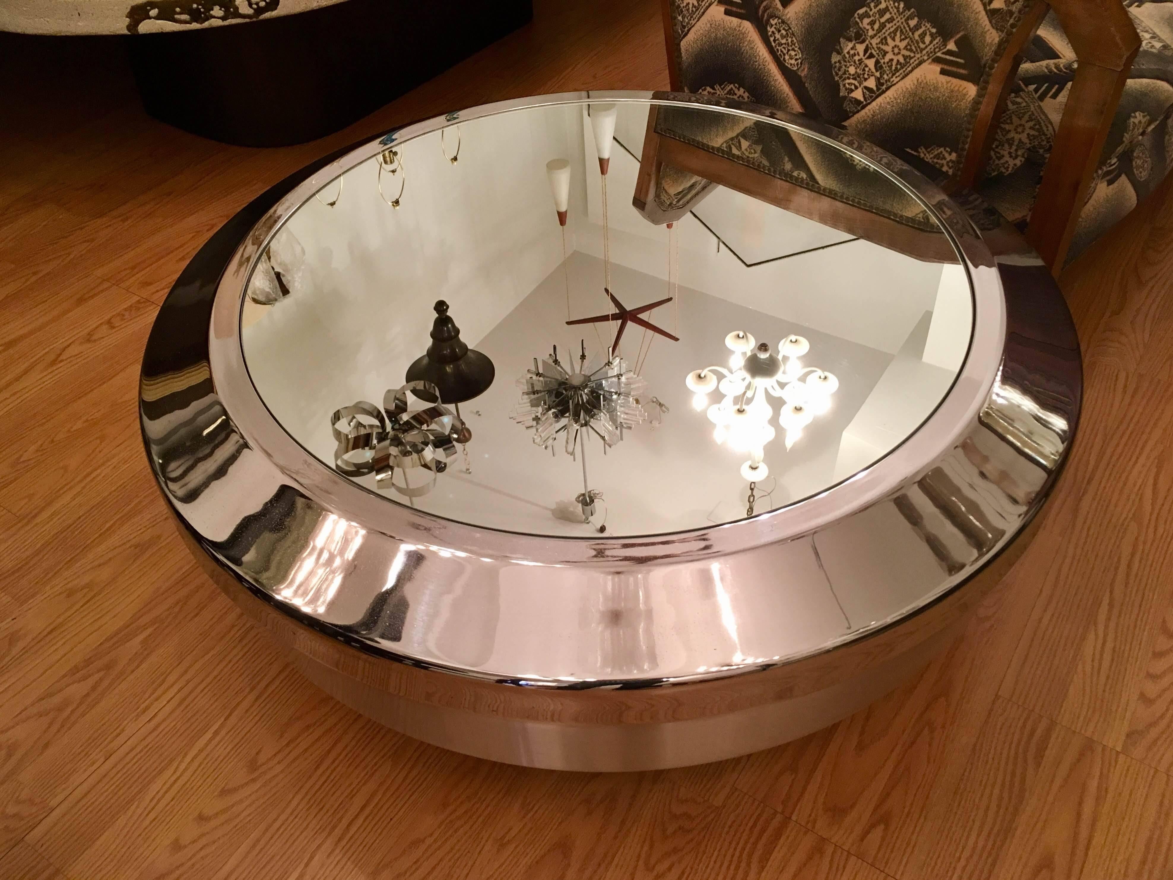 Polished Pair of Gary John Neville 1970s Space Age Tables