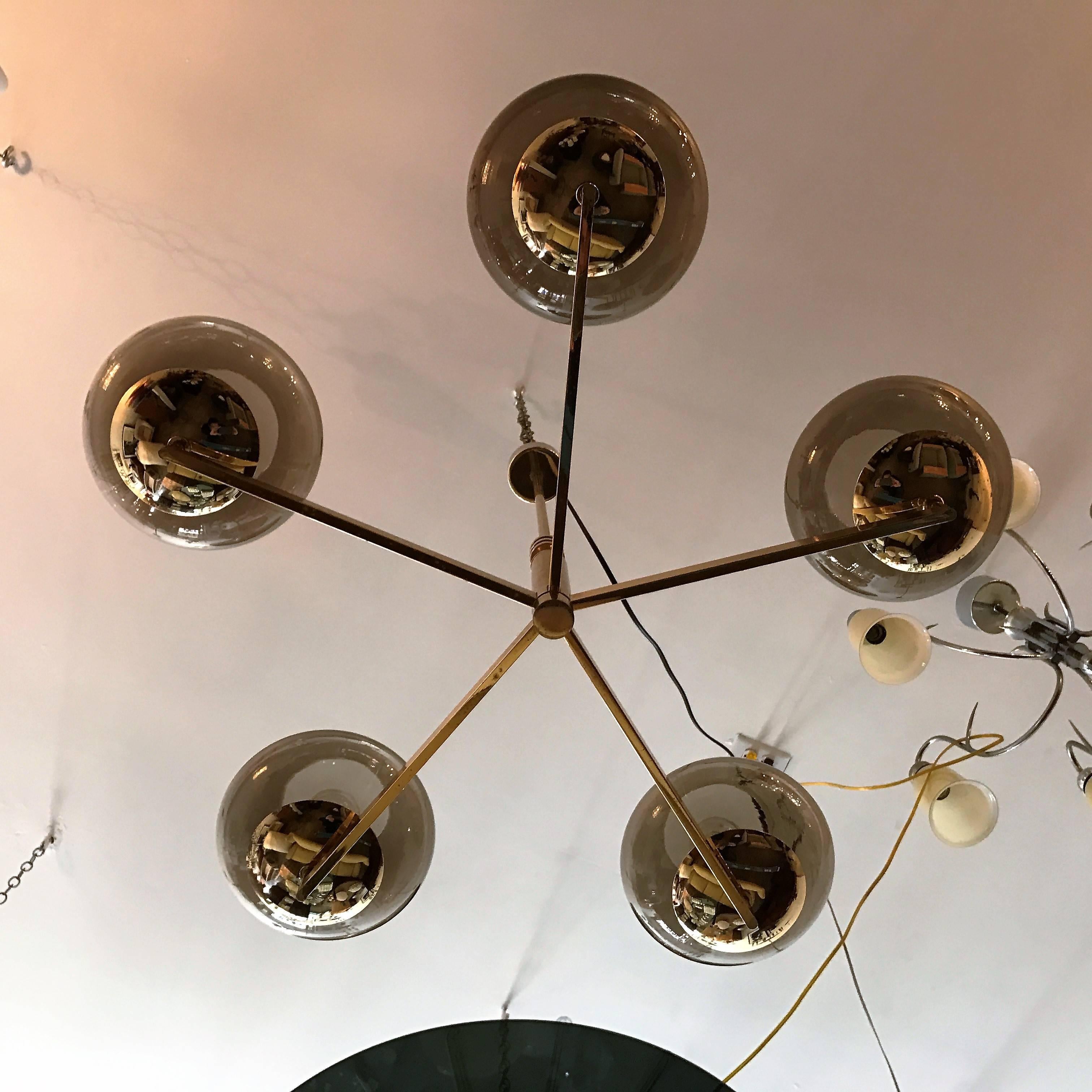 Late 20th Century Sciolari 1970s Italian Pendant Chandelier