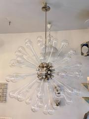Grand Large 1960s Murano Glass Dandelion Sputnik Chandelier