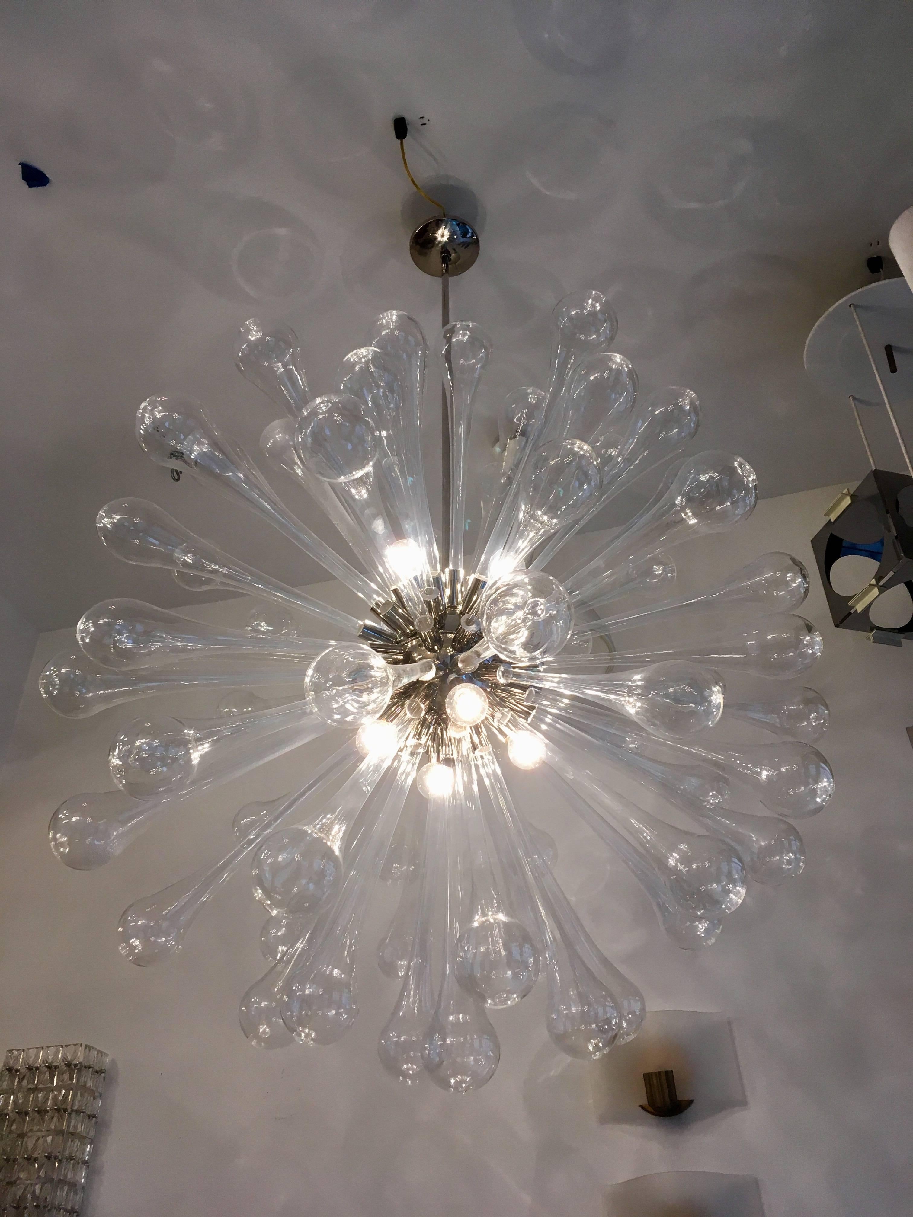 large dandelion chandelier