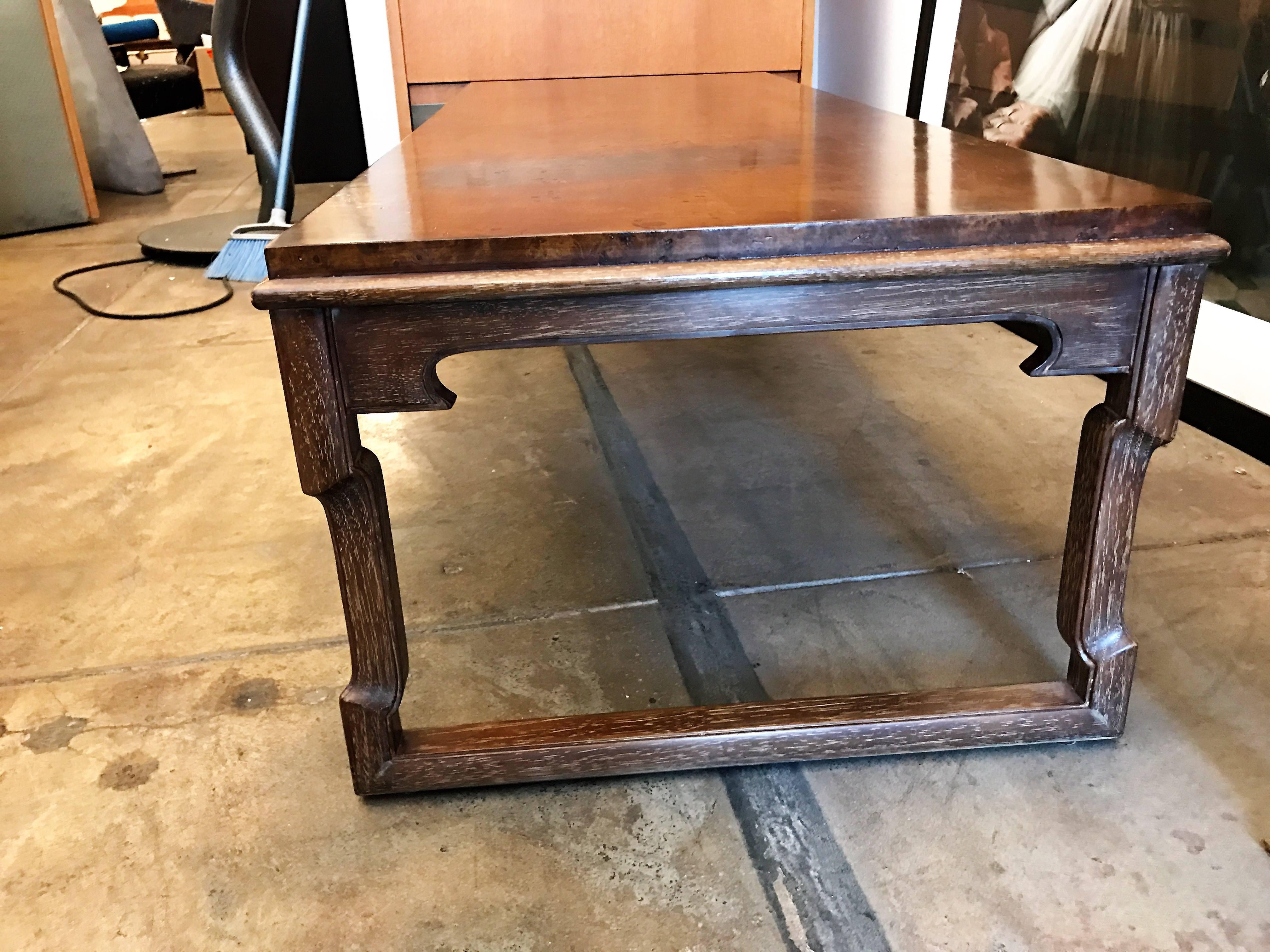 Tomlinson American 1960s Walnut Coffee Table For Sale 3