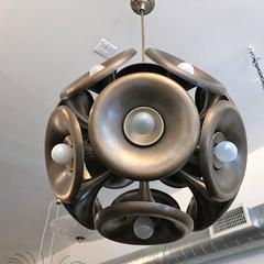 Italian 1960s Esperia Dandelion Sputnik Pendant