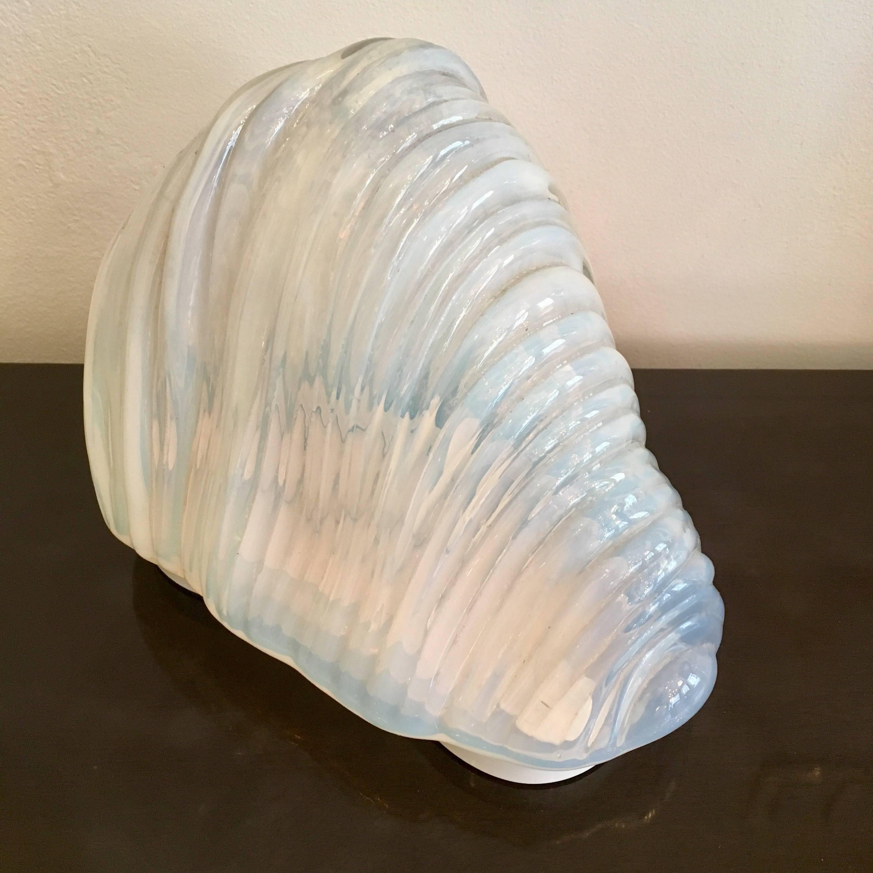 Mid-Century Modern Carlo Nason Mazzega Murano Glass 1960 Iceberg Lamp