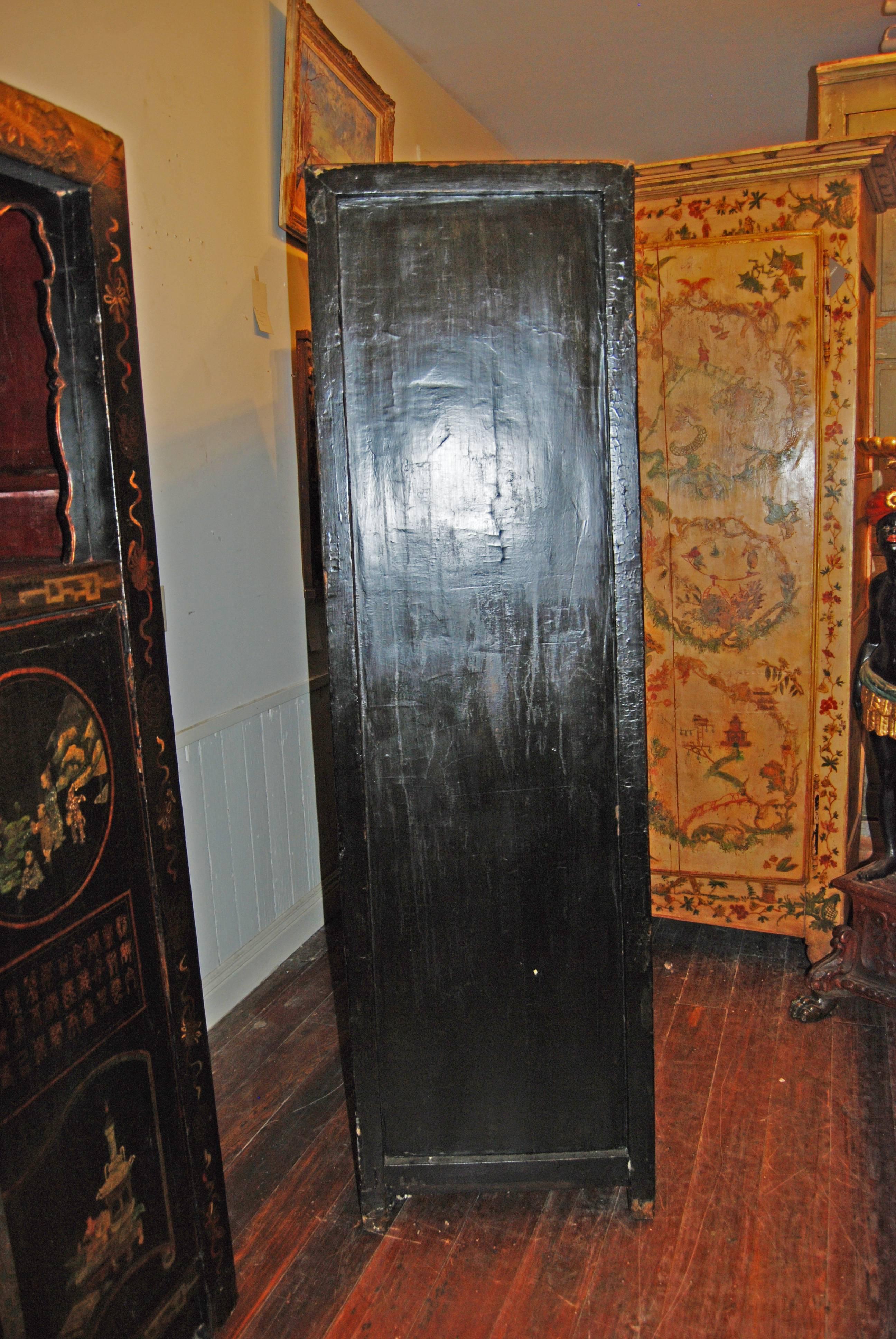 Pair of 19th Century Chinese Scholars Cabinets For Sale 1