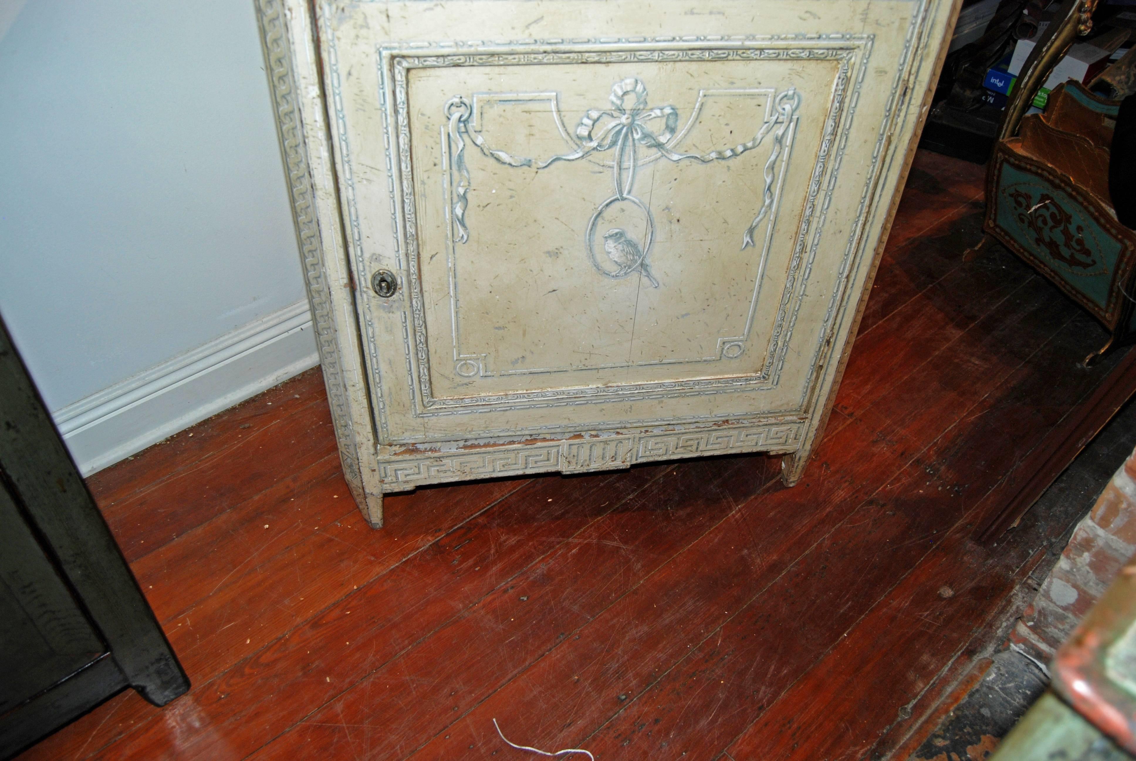 19th Century Painted Confiture Cabinet For Sale 2