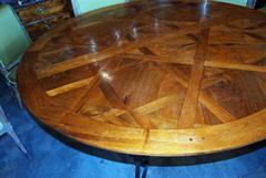 Round Parquet de Versailles Dining Table