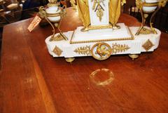 Period Louis XVI Bronze Dore' Clock