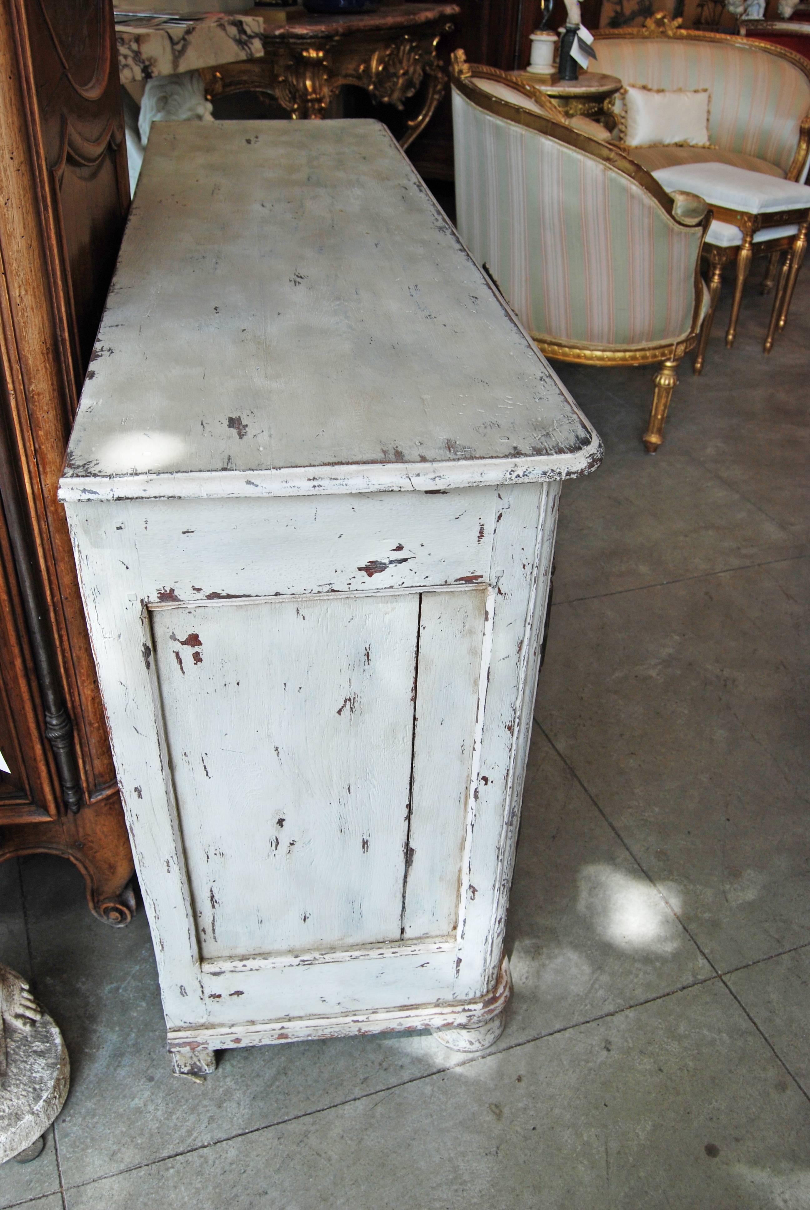 French Belle Epoch Petit Painted Enfilade