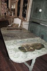 18th century Painted French Gateleg Table