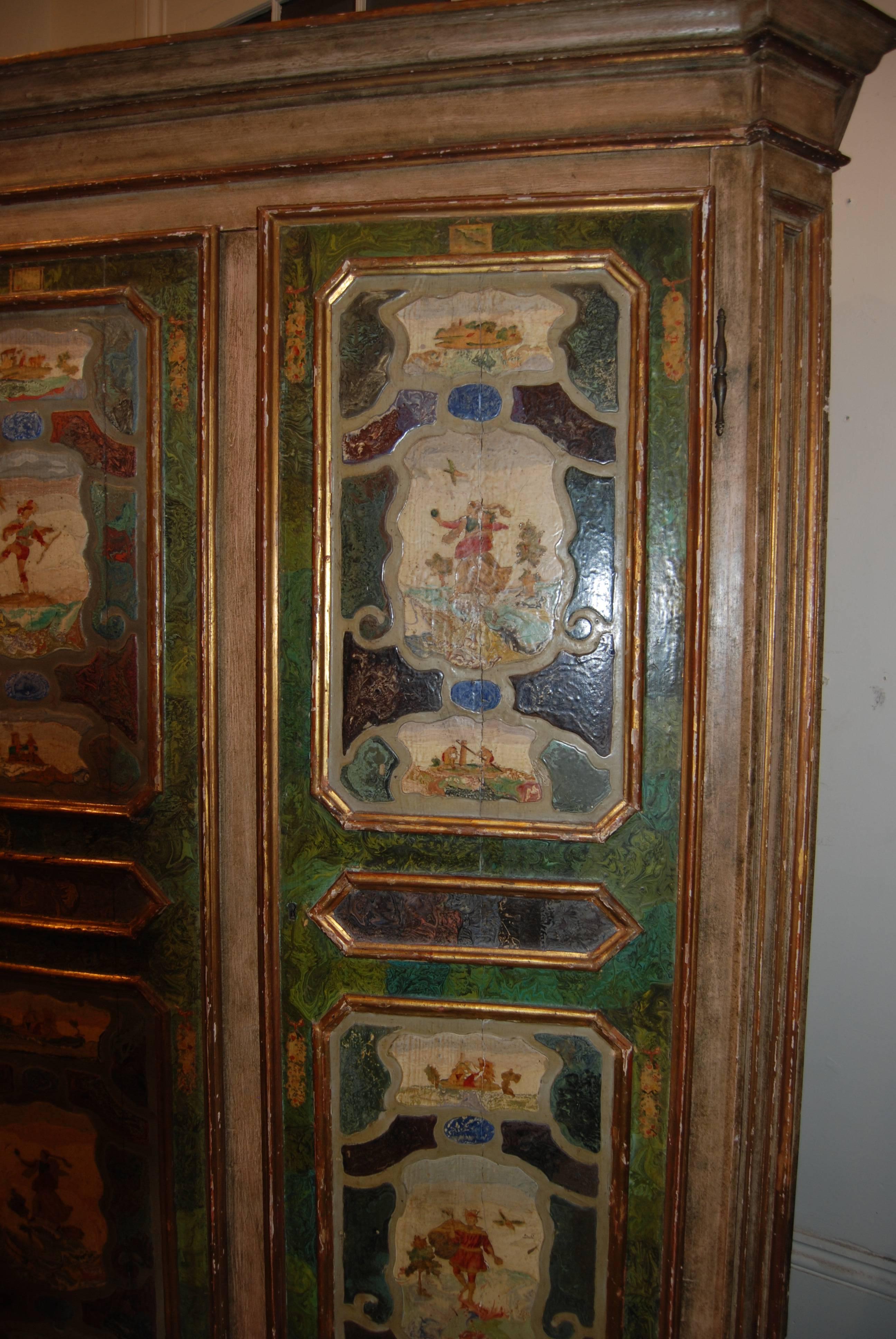 19th Century Venetian Armoire For Sale 1