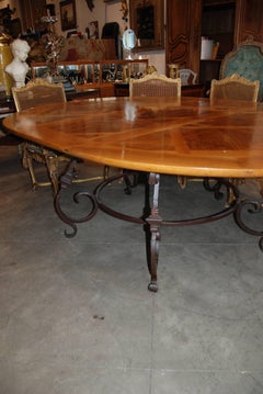 Fabulous Parquet de Versailles Oval Dining Table