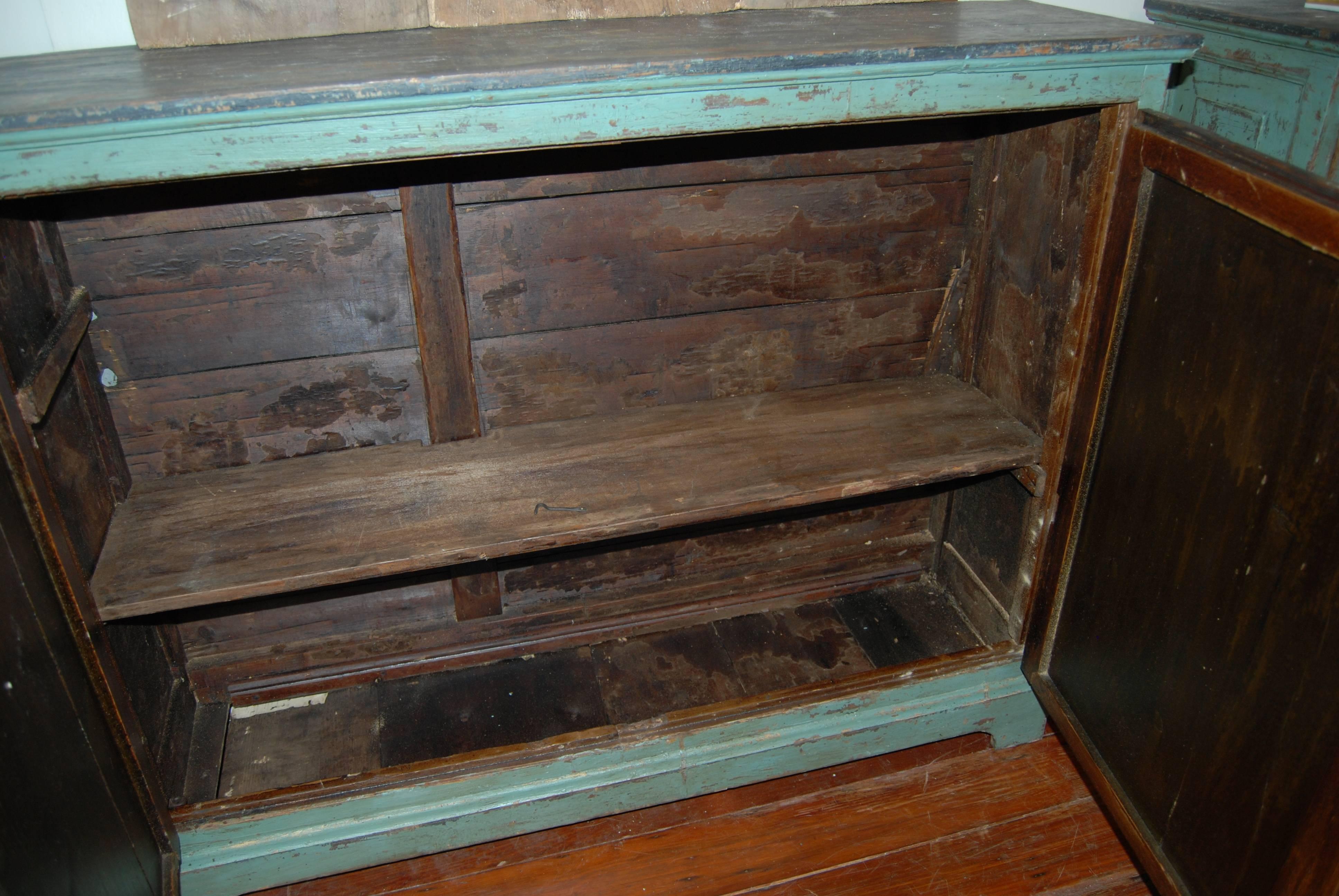 French Pair of 19th Century Painted Buffets