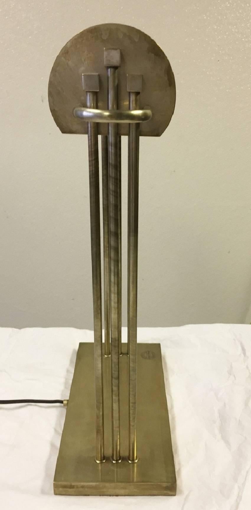 Iconic 1925 Marcel Breuer Table Lamp, Marked In Good Condition In New Orleans, LA