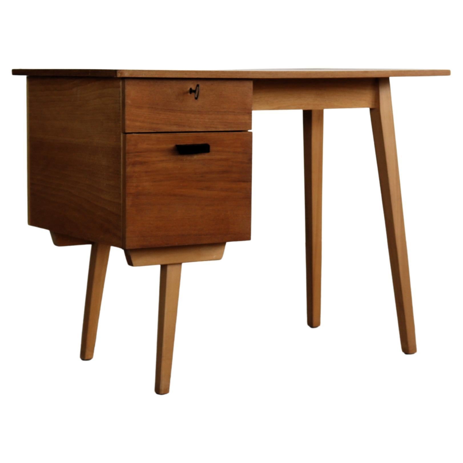 vintage desk  desk  teak  1960s