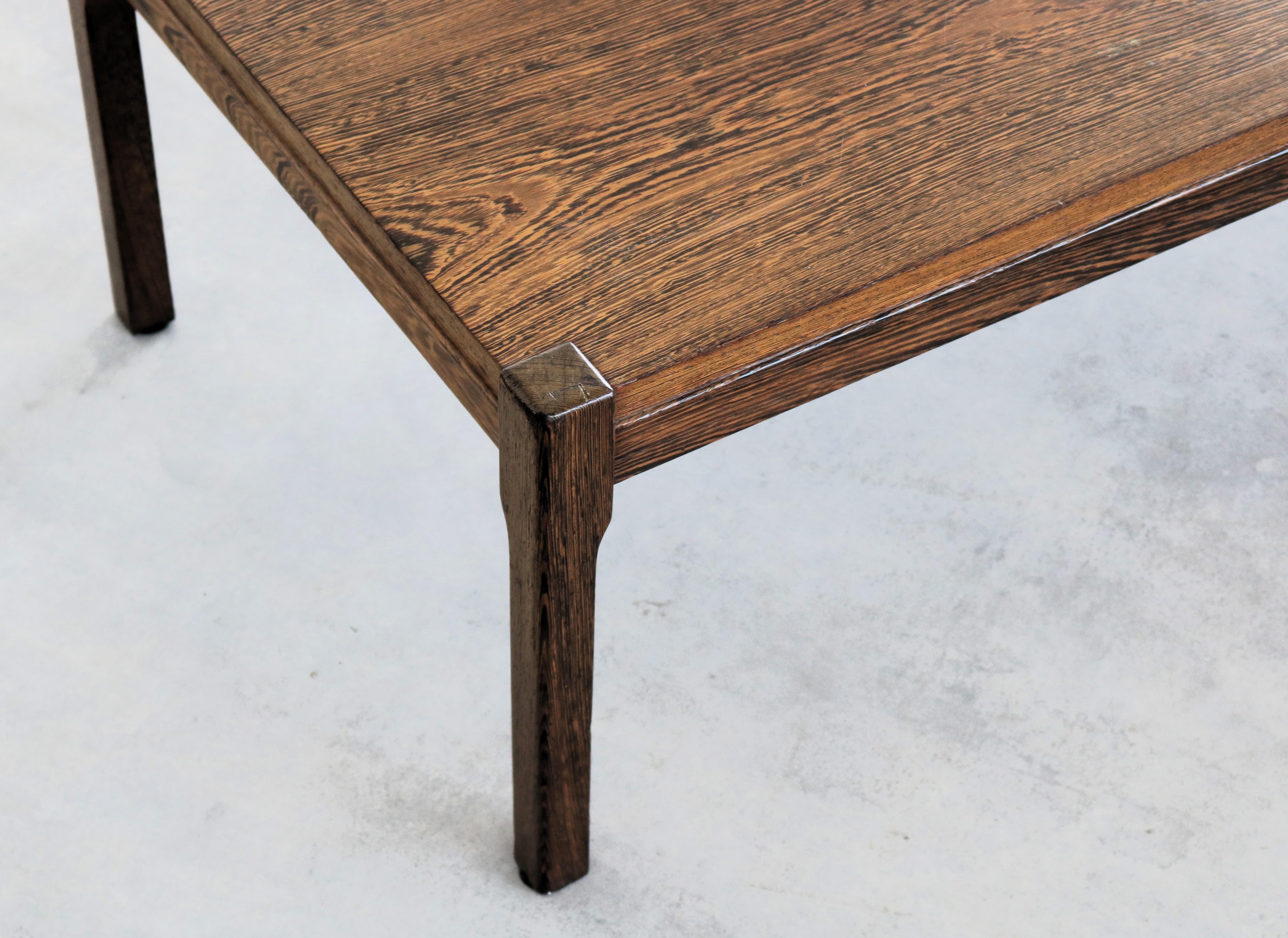 mesa de centro vintage  mesa  60s  wengué mediados del siglo XX en venta