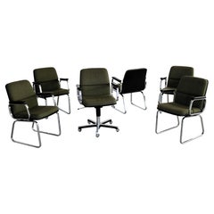 vintage conference chairs  chairs  set of 6  1960s