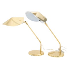 Desk Lamp in Brass by Aneta Sweden 1970