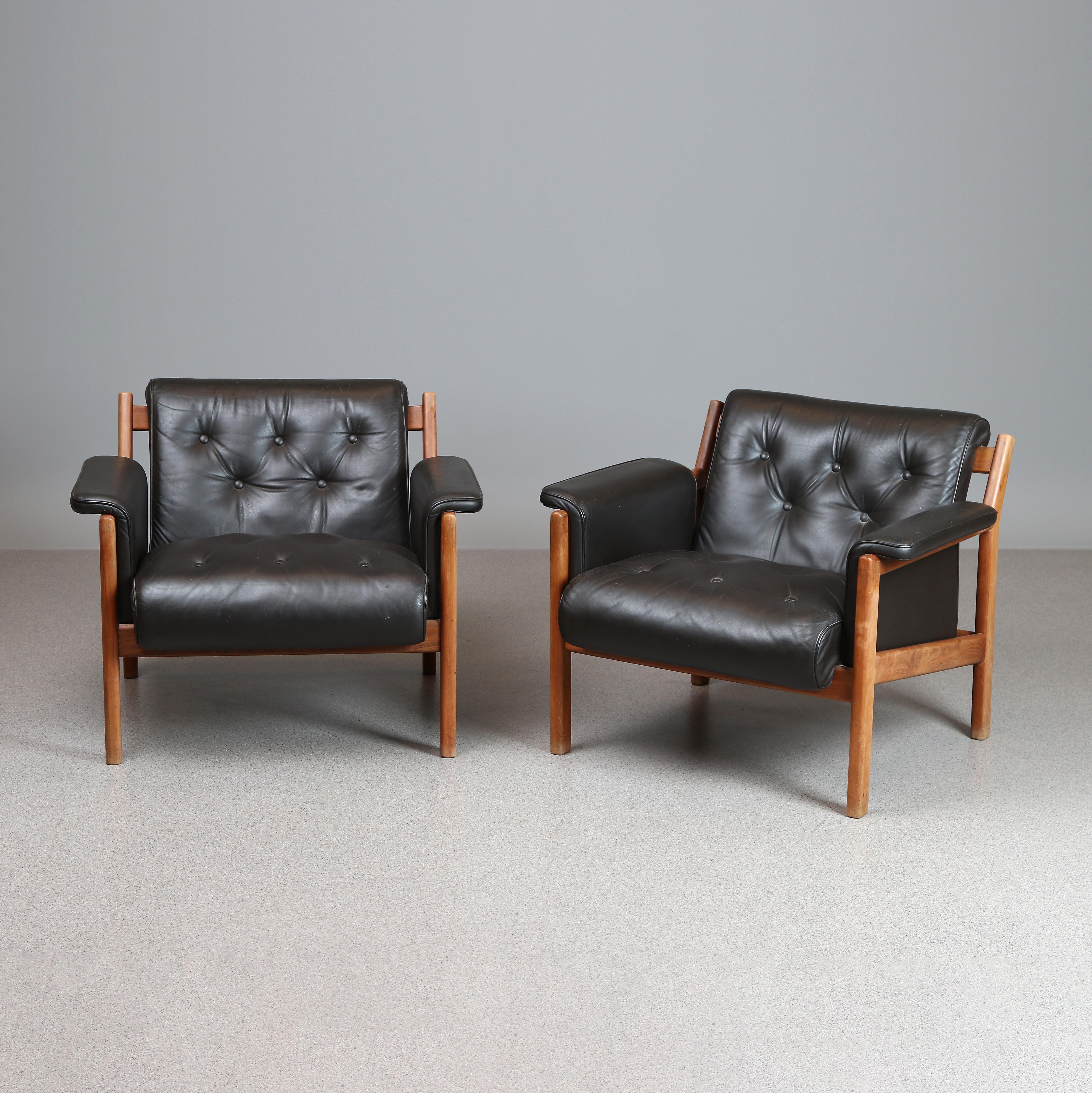 Karl-Erik Ekselius  Sessel Teak  JOC-Möbel im Zustand „Gut“ im Angebot in Paris, FR