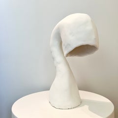 Space Invader Line by Studio Chora, Table Lamp, White Limestone, In Stock