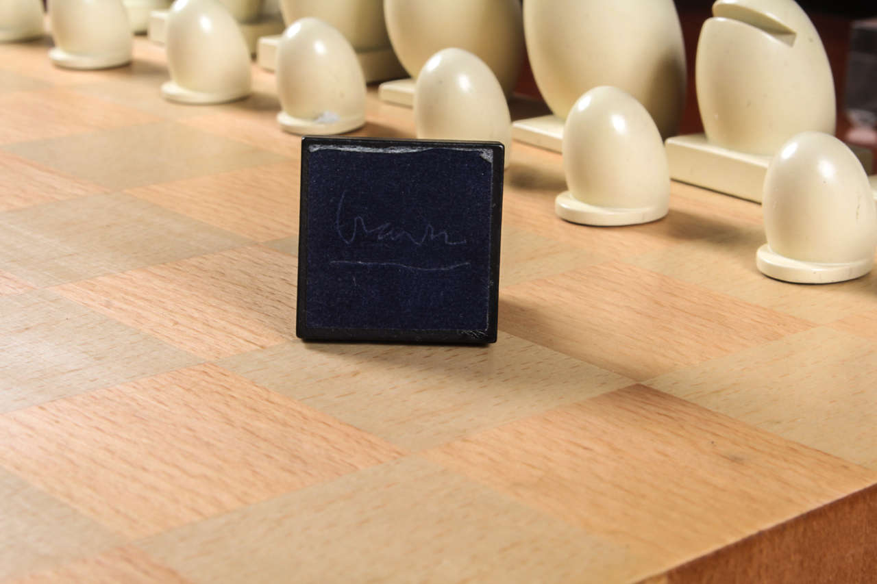 Resin Michael Graves Chess Set, circa 2000