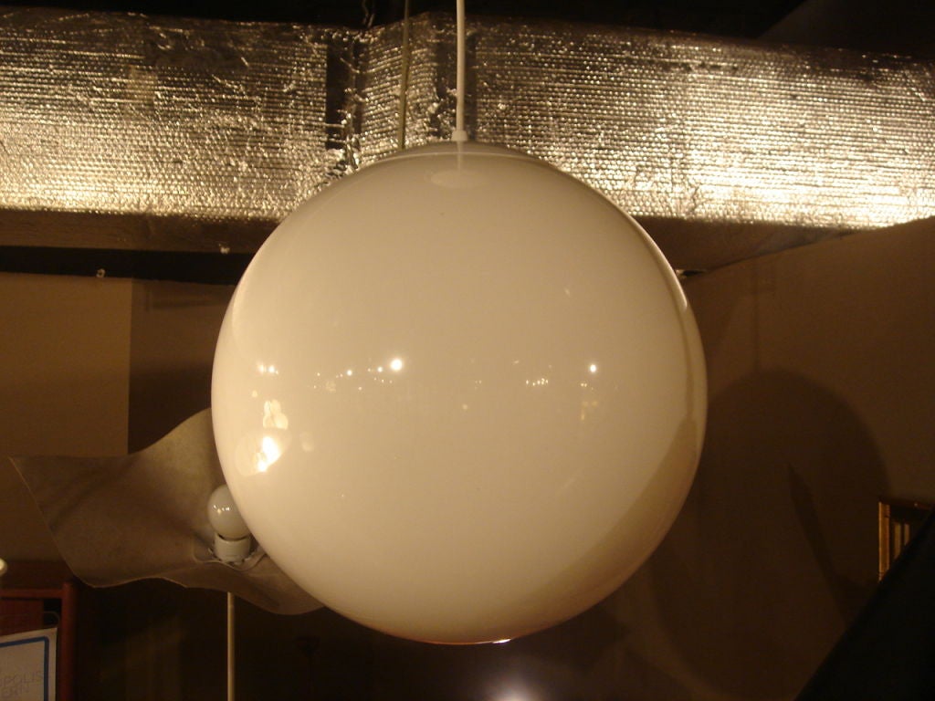 vintage globe pendant light
