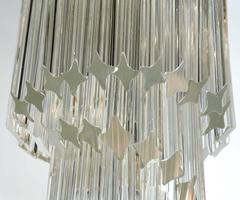 1960s Camer Crystal Spiral Chandelier