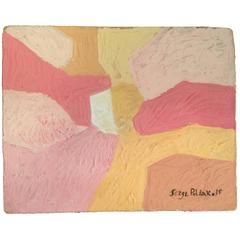 Pastel Oil Painting on Panel in style of Serge Poliakoff 8