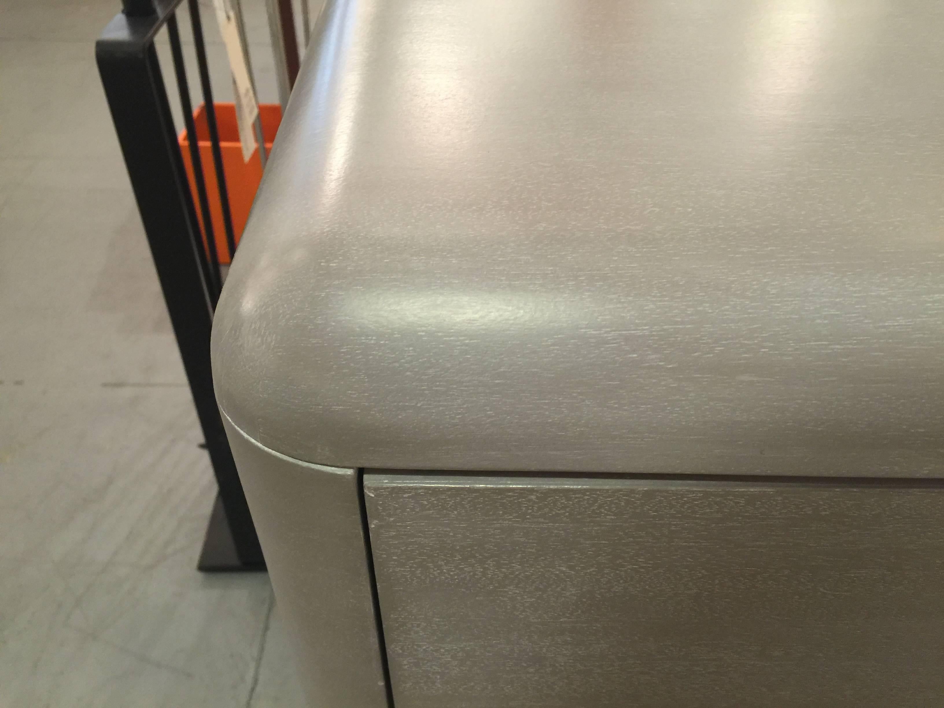 Mid-20th Century Minimalist Mid-Century Dresser in Gray Finish