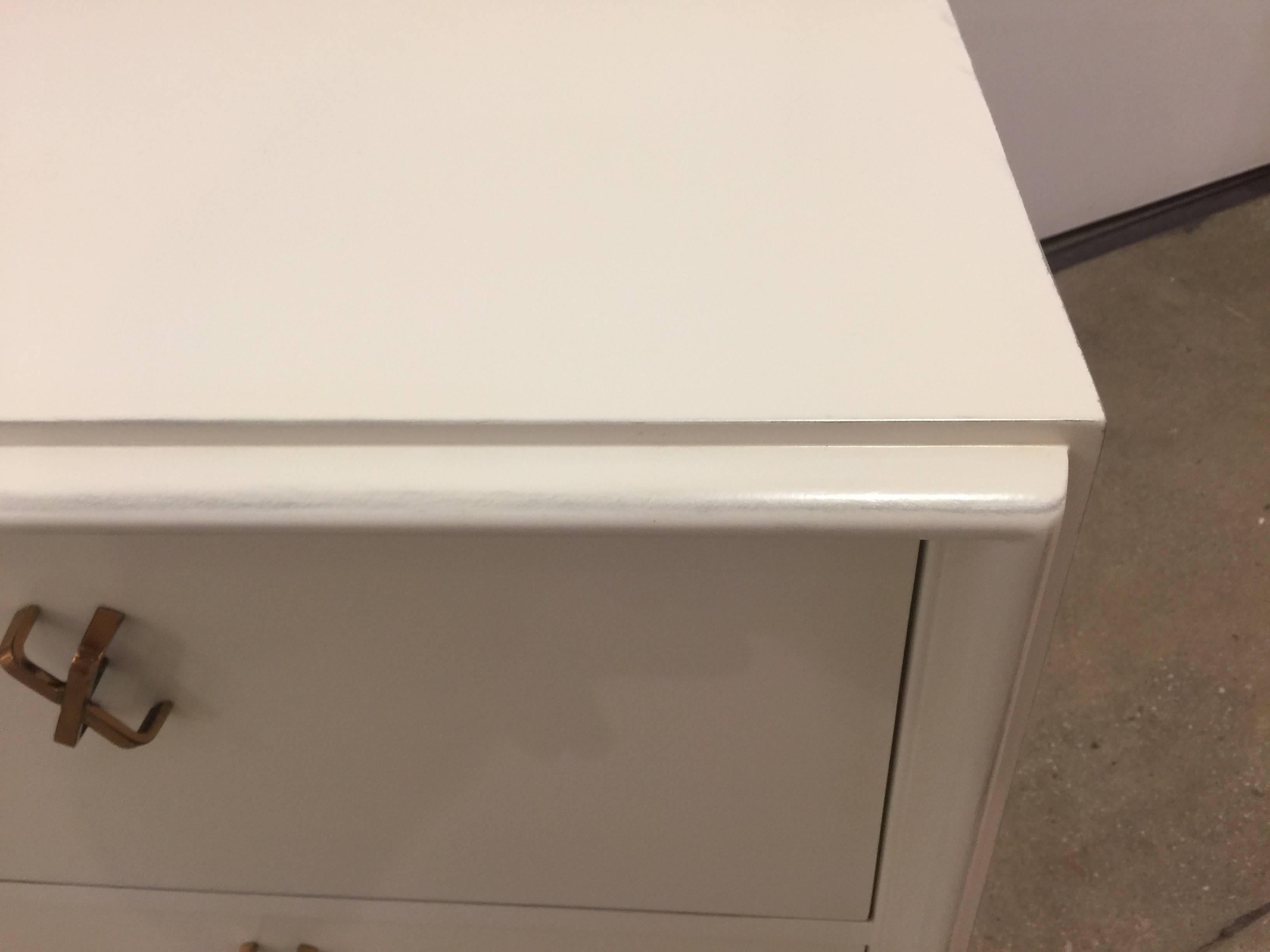 Pair of White Lacquer Nightstands by Paul Frankl at 1stDibs pair of